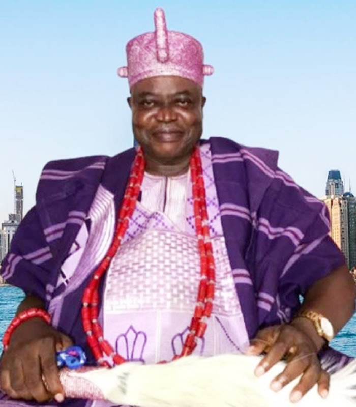 HRM Oba Dr. David Sunday Oyerinola Adedunmoye Bsc(Hons), MBA, MSC, PhD